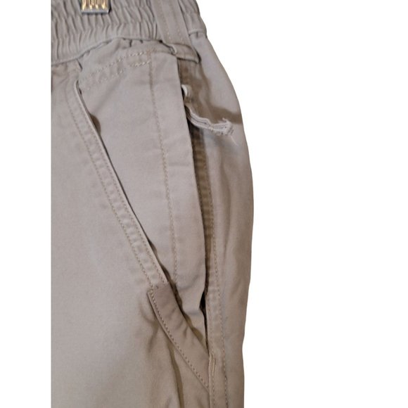 5.11 Tactile Cargo Pants Size 38X30 Elastic Waist Pockets Zip Button Closure Tan - Picture 5 of 7